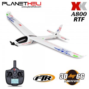 XK A800 5CH Channel 3D 6G Plane RTR Glider Remote Control 780mm Wingspan EPO Foam